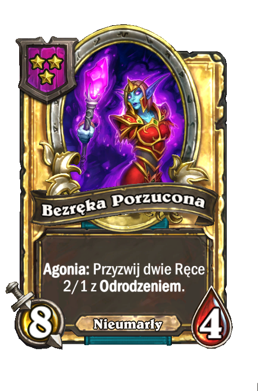 Bezręka Porzucona (złota)