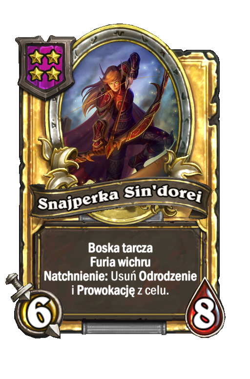 Snajperka Sin'dorei (złota)