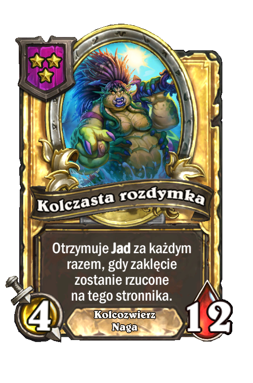 Kolczasta rozdymka (złota)
