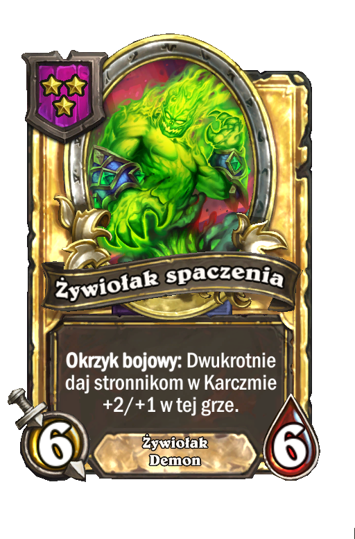 Żywiołak spaczenia (złota)