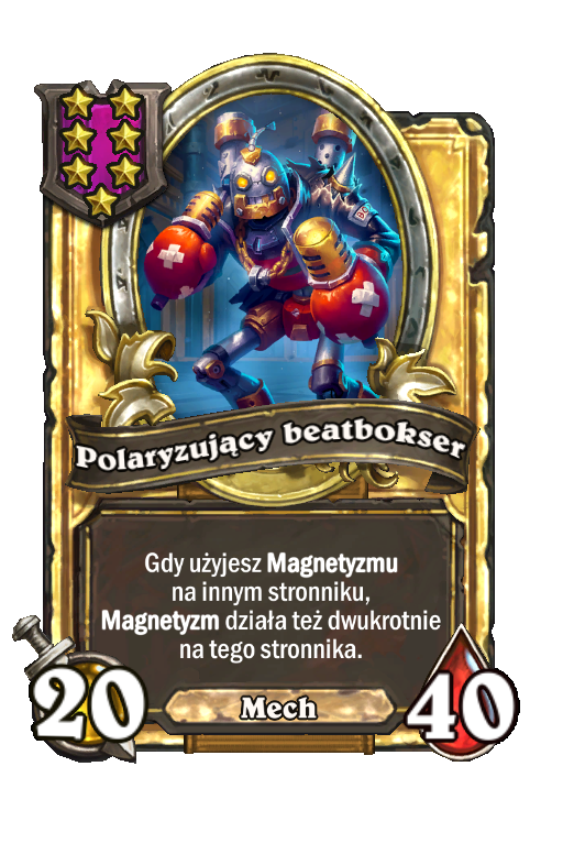 Polaryzujący beatbokser (złota)
