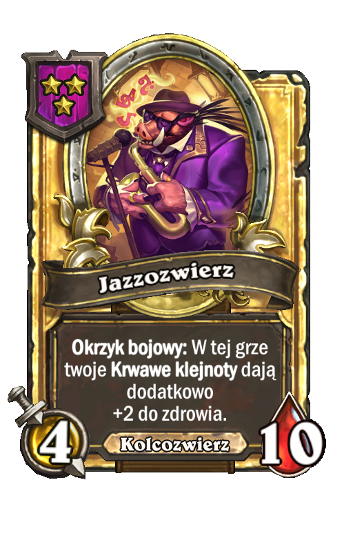 Jazzozwierz (złota)