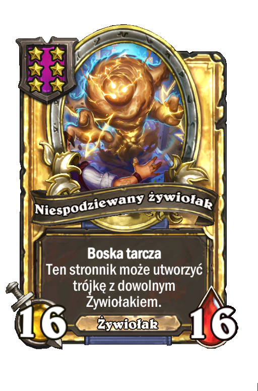 Niespodziewany żywiołak (złota)