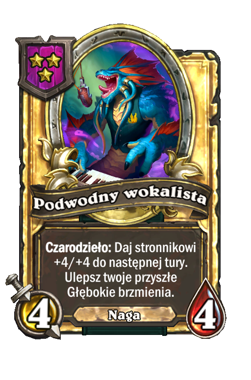 Podwodny wokalista (złota)