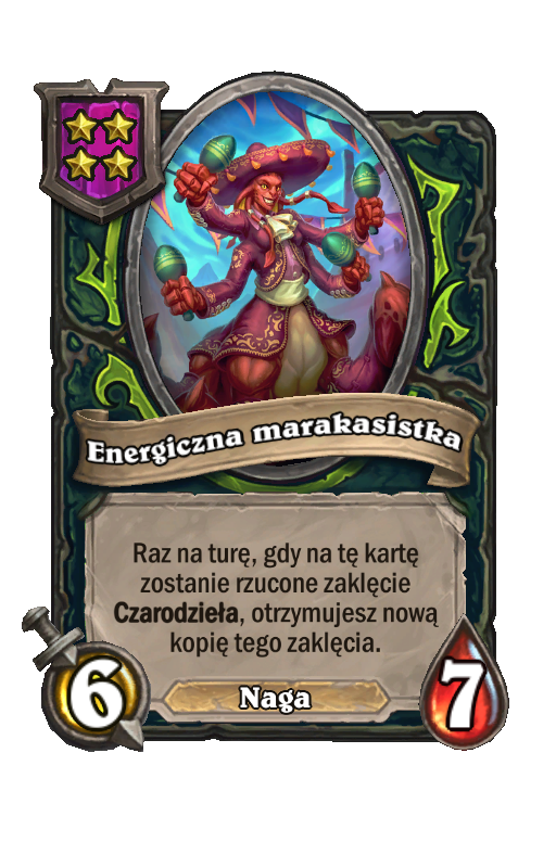 Energiczna marakasistka