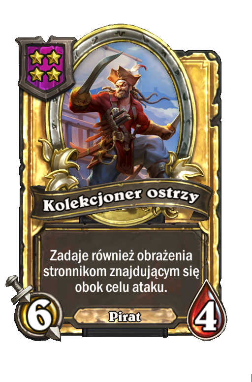 Kolekcjoner ostrzy (złota)
