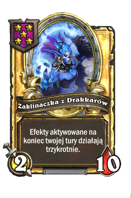 Zaklinaczka z Drakkarów (złota)