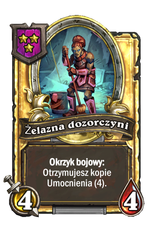 Żelazna dozorczyni (złota)