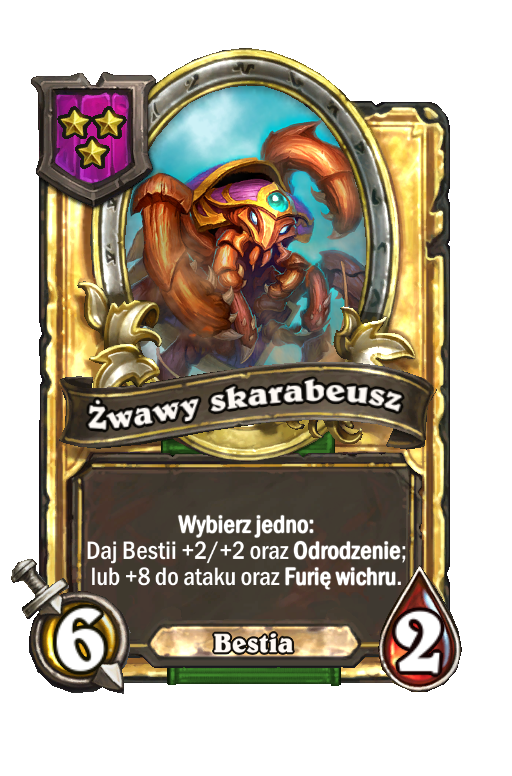 Żwawy skarabeusz (złota)