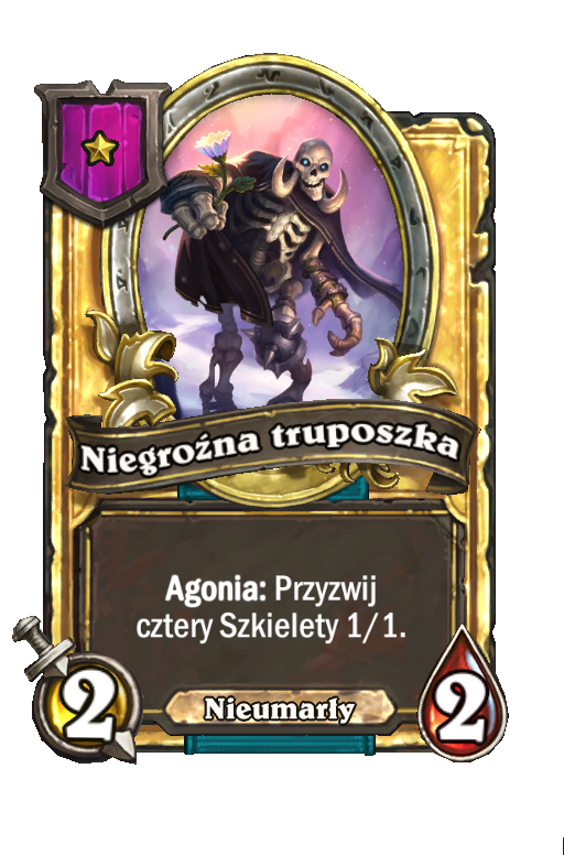 Niegroźna truposzka (złota)