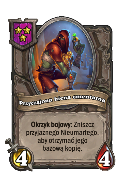 Przyczajona hiena cmentarna