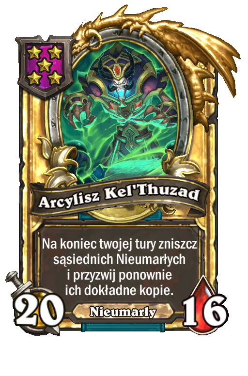 Arcylisz Kel'Thuzad (złota)