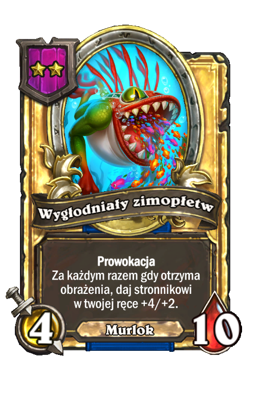 Wygłodniały zimopłetw (złota)