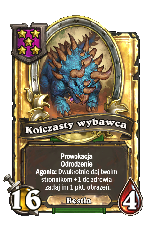Kolczasty wybawca (złota)
