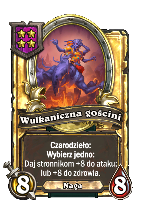 Wulkaniczna gościni (złota)