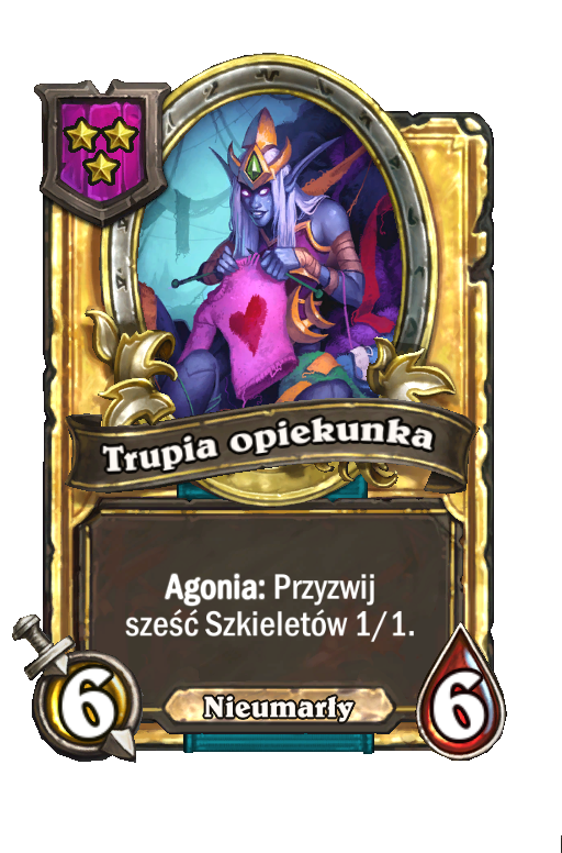 Trupia opiekunka (złota)