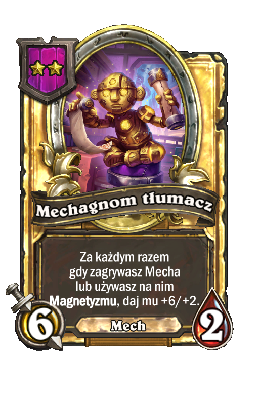 Mechagnom tłumacz (złota)