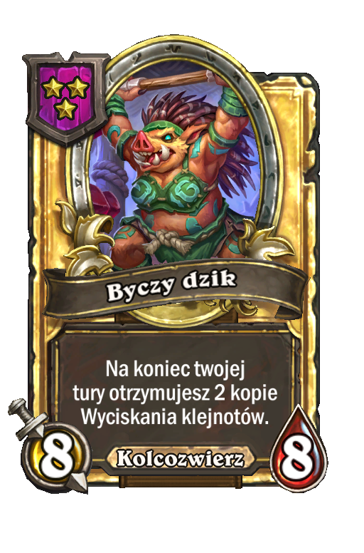 Byczy dzik (złota)