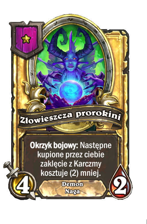 Złowieszcza prorokini (złota)