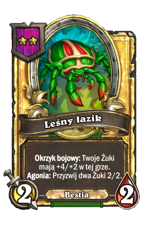 Leśny łazik (złota)