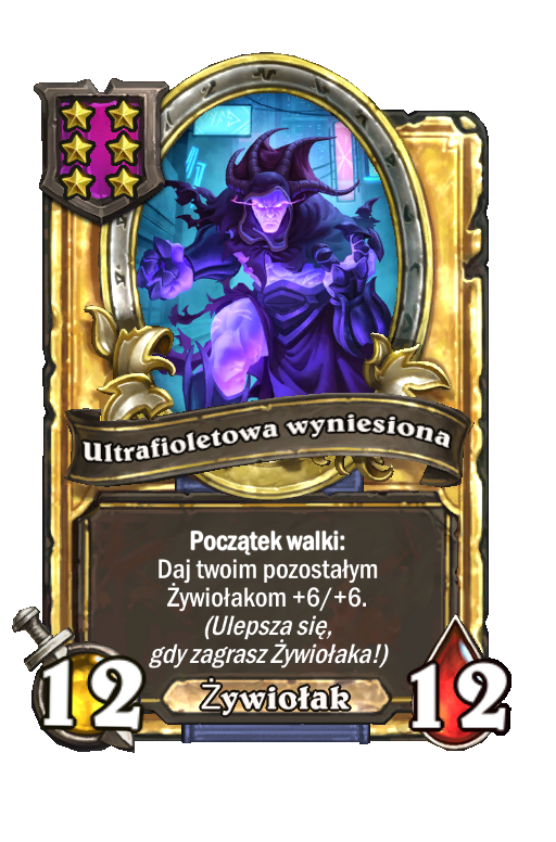 Ultrafioletowa wyniesiona (złota)
