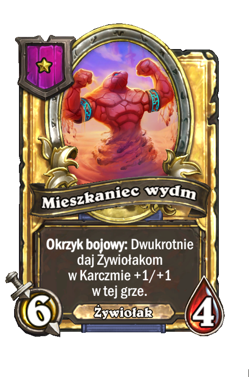 Mieszkaniec wydm (złota)