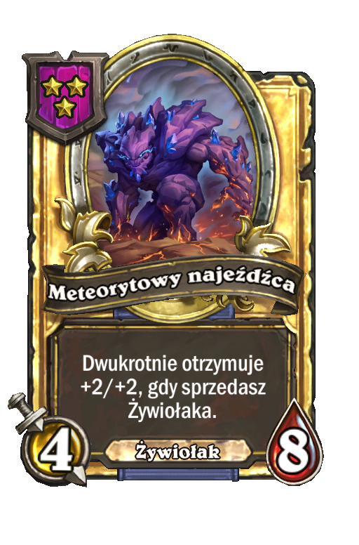 Meteorytowy najeźdźca (złota)