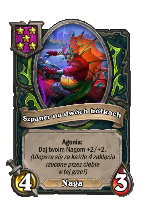 Szpaner na dwóch kółkach