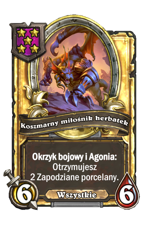 Koszmarny miłośnik herbatek (złota)