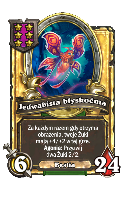 Jedwabista błyskoćma (złota)