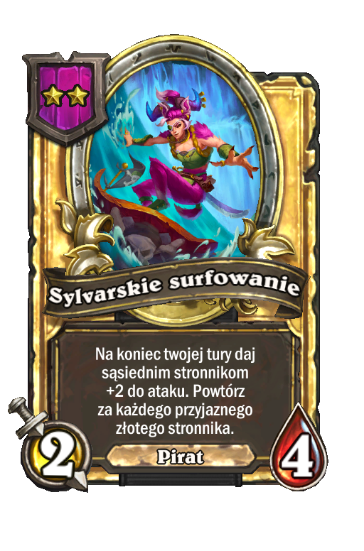 Sylvarskie surfowanie (złota)