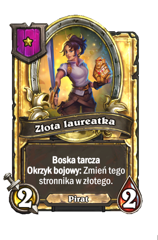 Złota laureatka (złota)