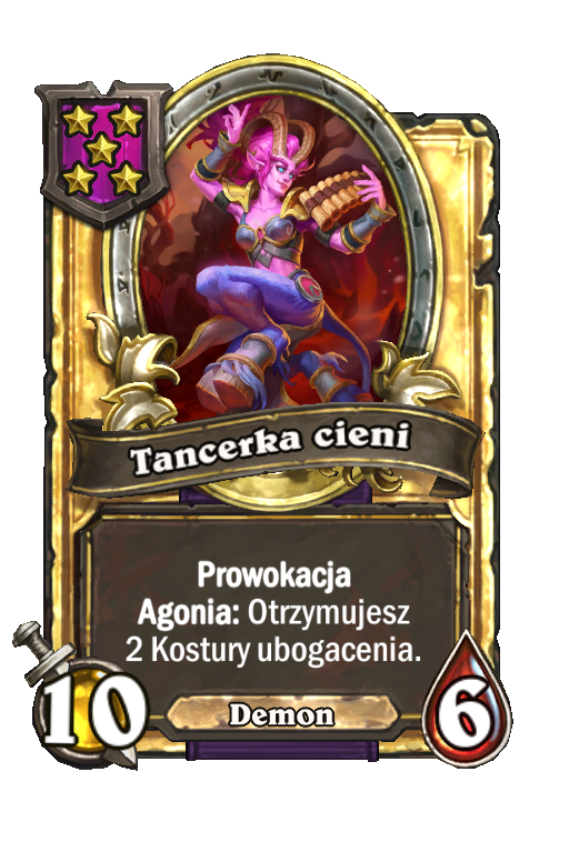 Tancerka cieni (złota)