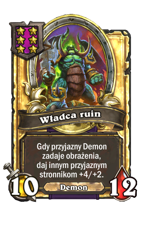 Władca ruin (złota)