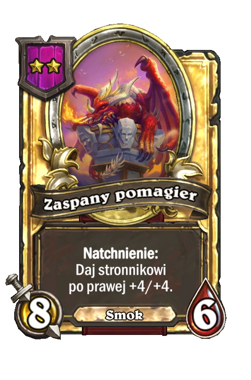 Zaspany pomagier (złota)