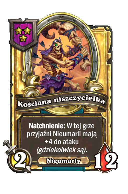 Kościana niszczycielka (złota)