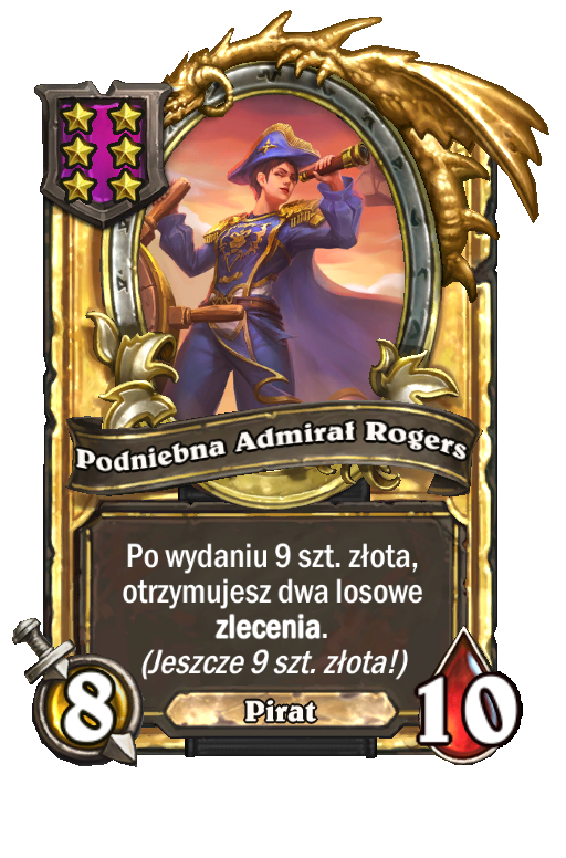 Podniebna Admirał Rogers (złota)