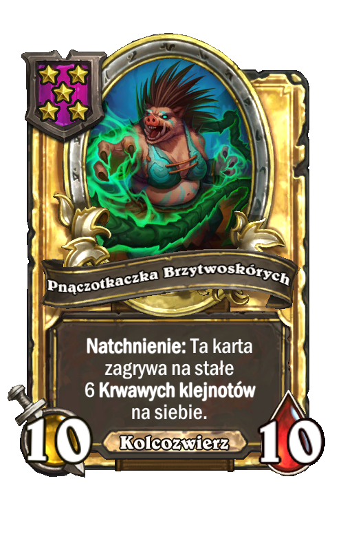 Pnączotkaczka Brzytwoskórych (złota)