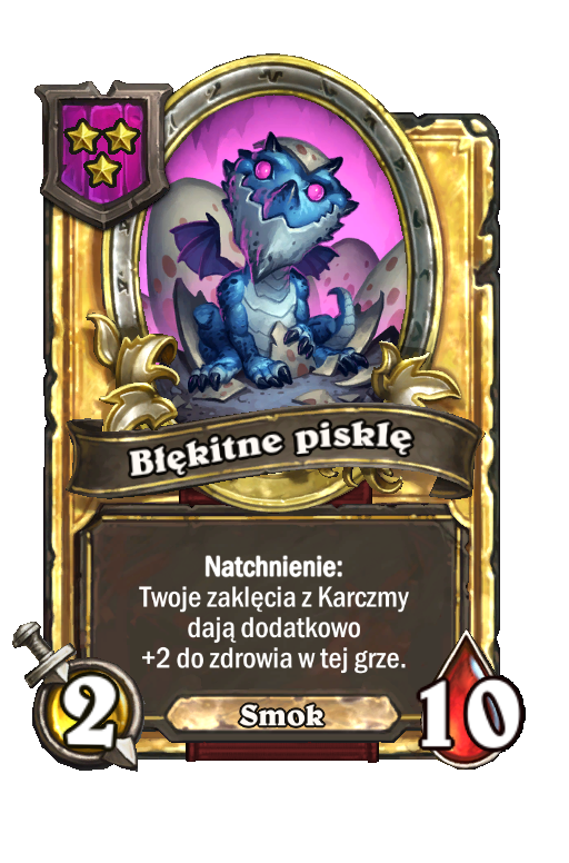 Błękitne pisklę (złota)