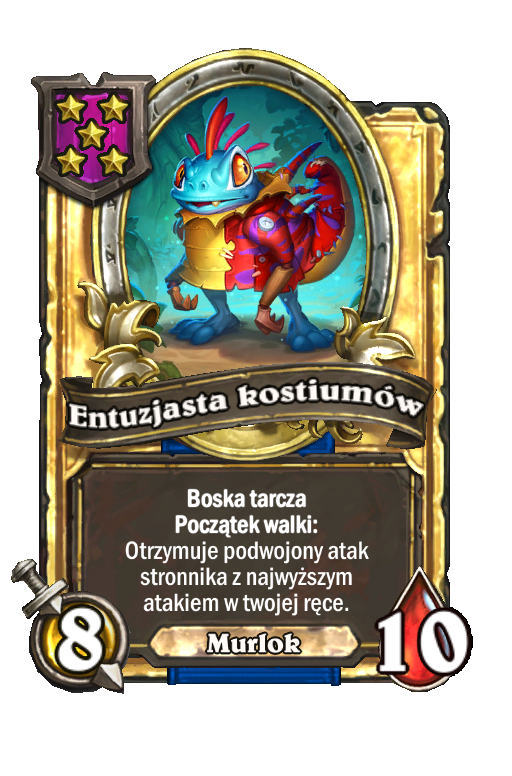 Entuzjasta kostiumów (złota)