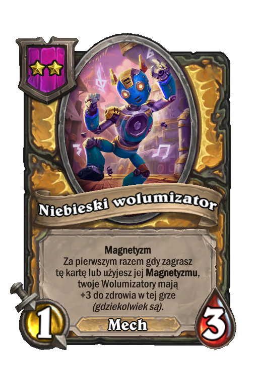 Niebieski wolumizator