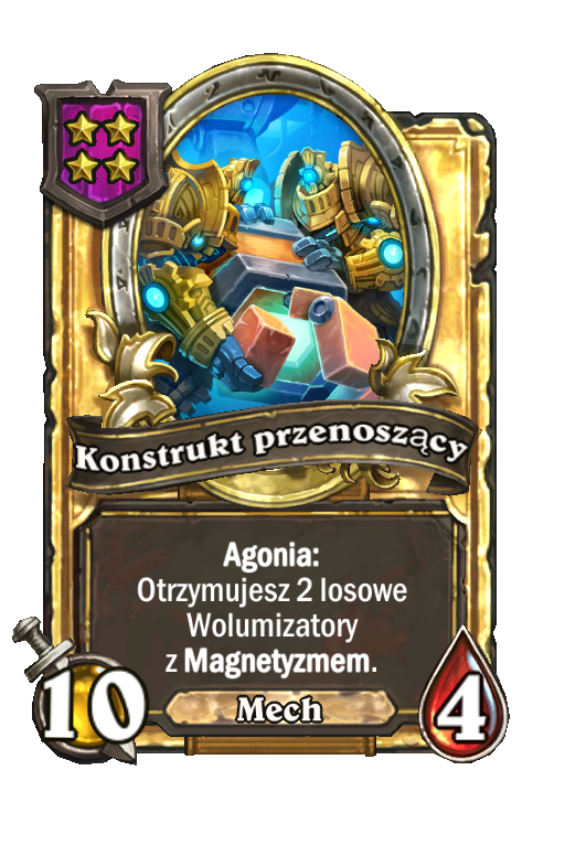 Konstrukt przenoszący (złota)