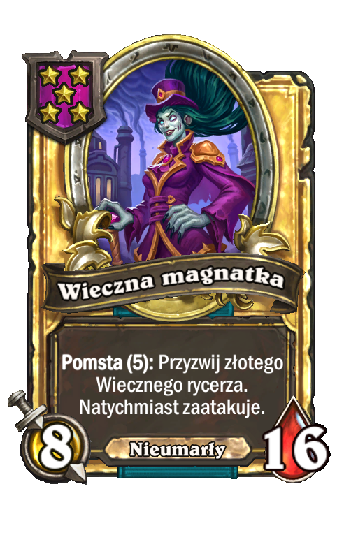 Wieczna magnatka (złota)