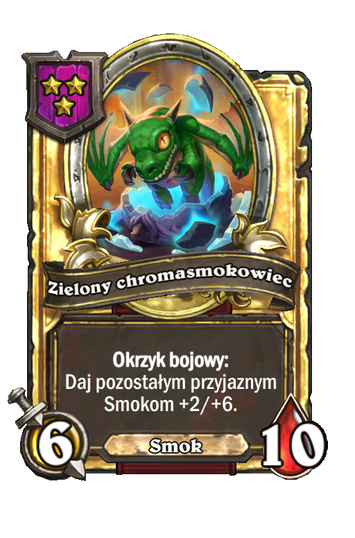 Zielony chromasmokowiec (złota)
