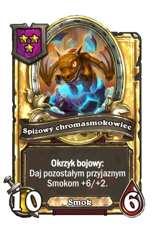 Spiżowy chromasmokowiec (złota)