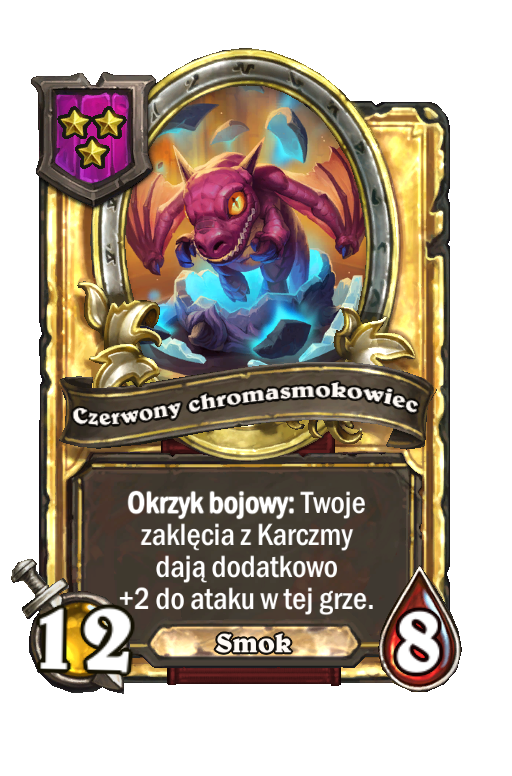 Czerwony chromasmokowiec (złota)