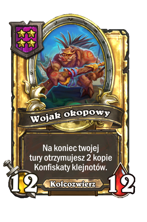 Wojak okopowy (złota)