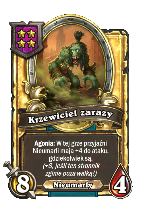 Krzewiciel zarazy (złota)