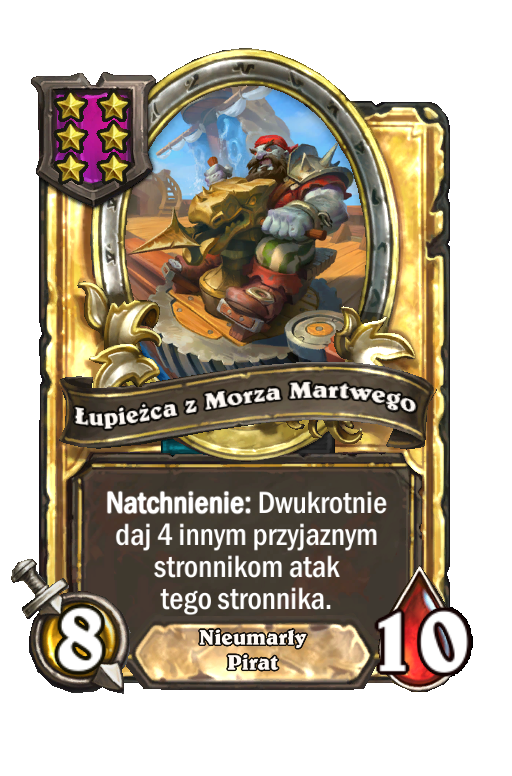 Łupieżca z Morza Martwego (złota)