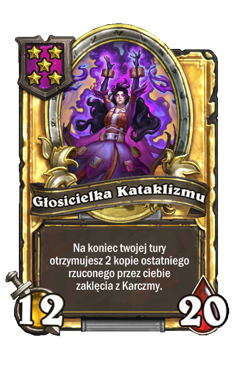 Głosicielka Kataklizmu (złota)